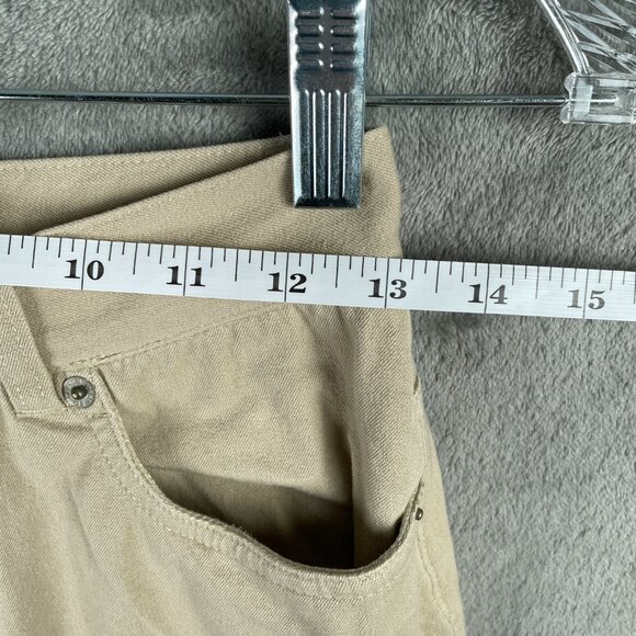 Lauren Jeans Co Ralph Lauren Khaki Pants Women’s 4P Petite Light Tan Stretch - Picture 5 of 8
